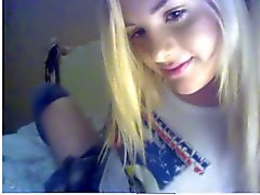 Leuke Blonde On WebCam 3