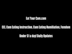 You need to learn what cum tastes like