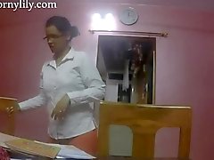 Horny Lily d'Indien Sexe des enseignants