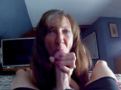 Gilf Blowjob, Granny POV, mamada Expert