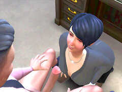 Pipe, sims 4, milf de tatouage