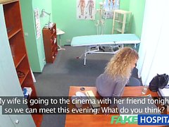 FakeHospital трехместного Cumshot от врача