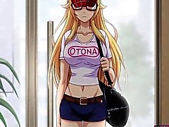 Büyük bir titted hentai Blondie'nin