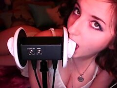 AFTYNROSE ASMR - Unbelebter Ahegao -Ohr -Licking NURFANS