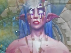 12 surtos de cum para Shienna (WoW tributo)